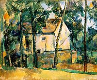 House and Trees, 1894, cezanne