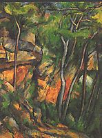 In the Park of the Chateau Noir, 1900, cezanne