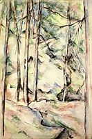 In the Woods, 1896, cezanne