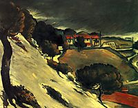 L-Estaque under Snow, 1870, cezanne