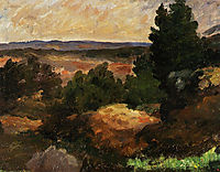 Landscape, 1867, cezanne