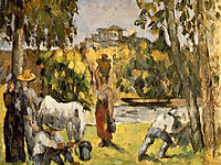 Life in the Fields, c.1875, cezanne