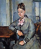 Madame Cezanne Leaning on a Table , c.1873, cezanne