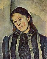 Madame Cezanne with Unbound Hair, c.1887, cezanne