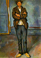 Man in a room, 1890, cezanne