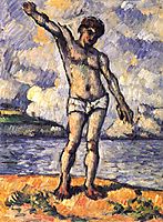 Man Standing, Arms Extended, c.1878, cezanne
