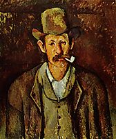 Man with a Pipe, 1892, cezanne