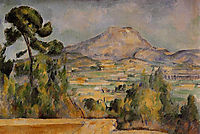Mont Sainte-Victoire, 1890, cezanne