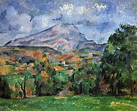 Mont Sainte-Victoire, c.1890, cezanne