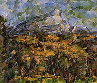 Mont Sainte-Victoire Seen from les Lauves, c.1906, cezanne