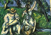 The Obstpfluckerin, 1877, cezanne