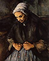 Old Woman with a Rosary , 1896, cezanne