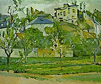 Orchard in Pontoise, 1877, cezanne