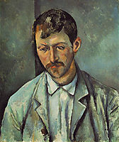 Peasant, 1891, cezanne