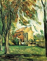 The pond of the Jas de Bouffan , 1878, cezanne