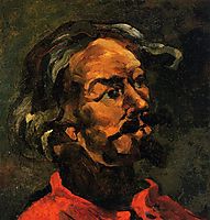 Portrait of Achille Emperaire, 1868, cezanne