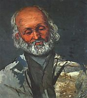Portrait of an old man, c.1868, cezanne