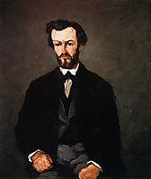 Portrait of Anthony Valabregue, 1866, cezanne