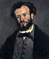 Portrait of Anthony Valabregue, c.1870, cezanne