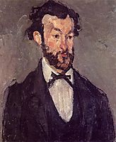 Portrait of Antoine Valabregue, c.1871, cezanne