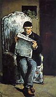 Portrait of Louis Auguste Cezanne, Father, 1866, cezanne