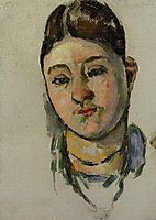 Portrait of Madame Cezanne, 1883, cezanne