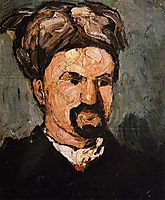 Portrait of Uncle Dominique in a Turban, 1866, cezanne