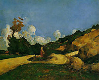 Road, 1871, cezanne
