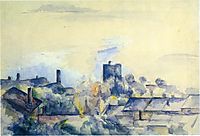 Roofs in L-Estaque, 1882, cezanne