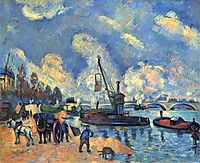 The Seine at Bercy, 1878, cezanne