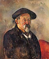 Self Portrait with Beret, 1898-1900, cezanne