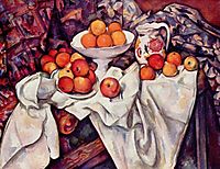 Still Life with Apples and Oranges, 1895-1900, cezanne