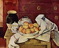 Still Life with a Chest of Drawers , c.1887, cezanne
