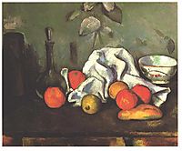Still life with fruits, 1880, cezanne