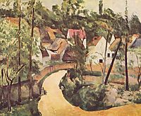 A Turn in the Road, 1882, cezanne