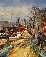 The Turn in the Road at Auvers, 1873, cezanne