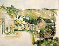 A Turn in the Road at La Roche-Guyon , 1885, cezanne