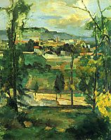 Village behind Trees, 1879, cezanne