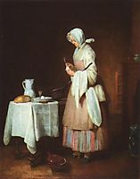 The Attentive Nurse, c.1738, chardin