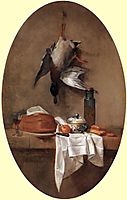 Duck with an Olive Jar, 1764, chardin