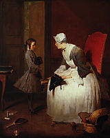 The Governess, 1739, chardin