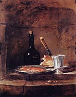 The Left Overs of a Lunch, also called the Silver Goblet, chardin