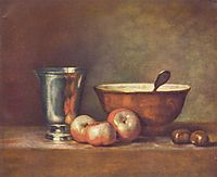 The Silver Beaker, c.1750, chardin