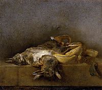 Still Life with Two Rabbits, c.1750, chardin
