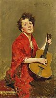 Girl with Guitar, 1886, chase