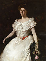 Lady with a Rose, c.1901, chase