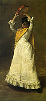 A Madrid Dancing Girl, 1886, chase