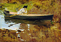 Mrs. Chase in Prospect Park, 1886, chase