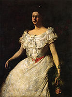 Portrait of a Lady with a Rose, 1902, chase