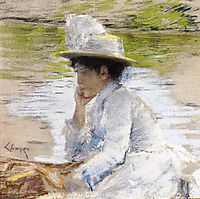 Portrait of Mrs. Chase, 1886, chase